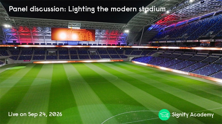 Lighting the modern stadium