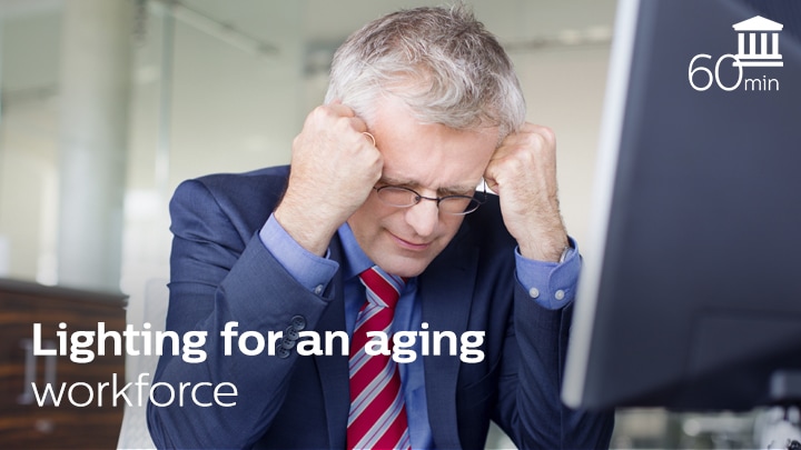 Aging friendly office lighting