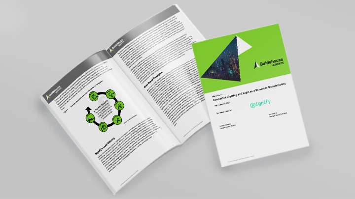 Documento técnico: La iluminación conectada y la luz como un servicio en fabricación