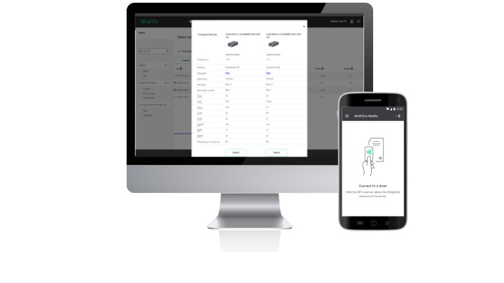 MultiOne web and mobile mockup