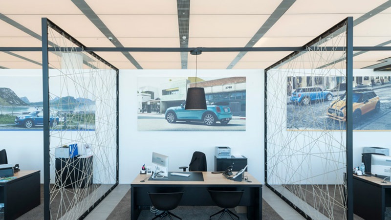 BMW Mini Showroom, Tel Aviv, Israel - Yashar Architects - IDEA lighting designers © Cédric Helsly