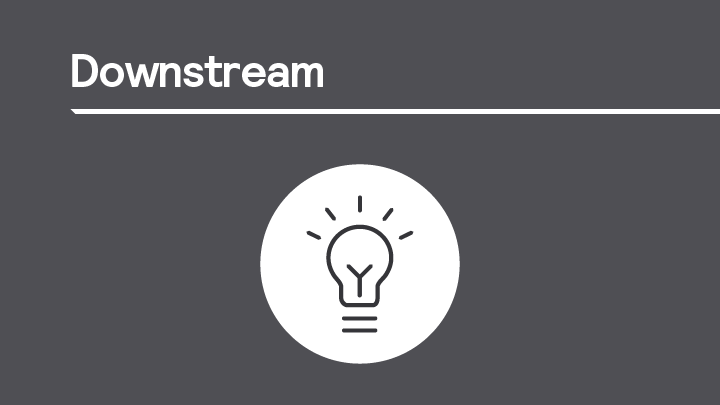 Downstream &ndash; lightbulb icon