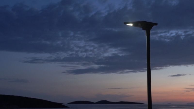 Signify installs solar lighting in the island of Leipsoi