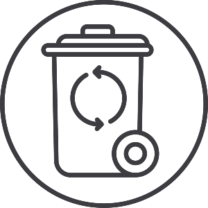 Zero waste icon