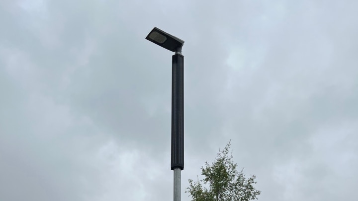Trafford is the first local authorities to install solar hybrid streetlights