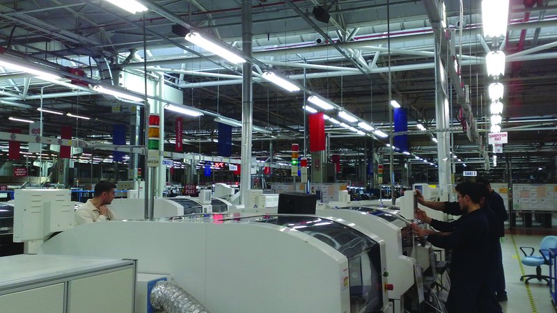 Warehouses, distribution centres, and manufacturing facilities