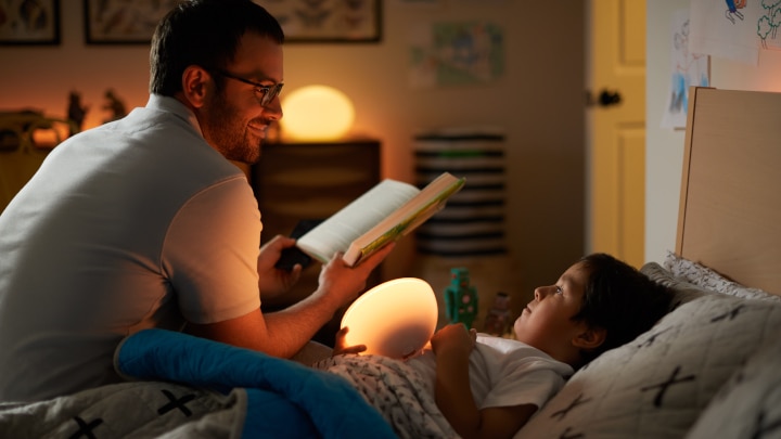 Hey wake me up at 6 a.m. tomorrow.” Philips Hue brings voice to your sleep and wake up feature with the Google Assistant |