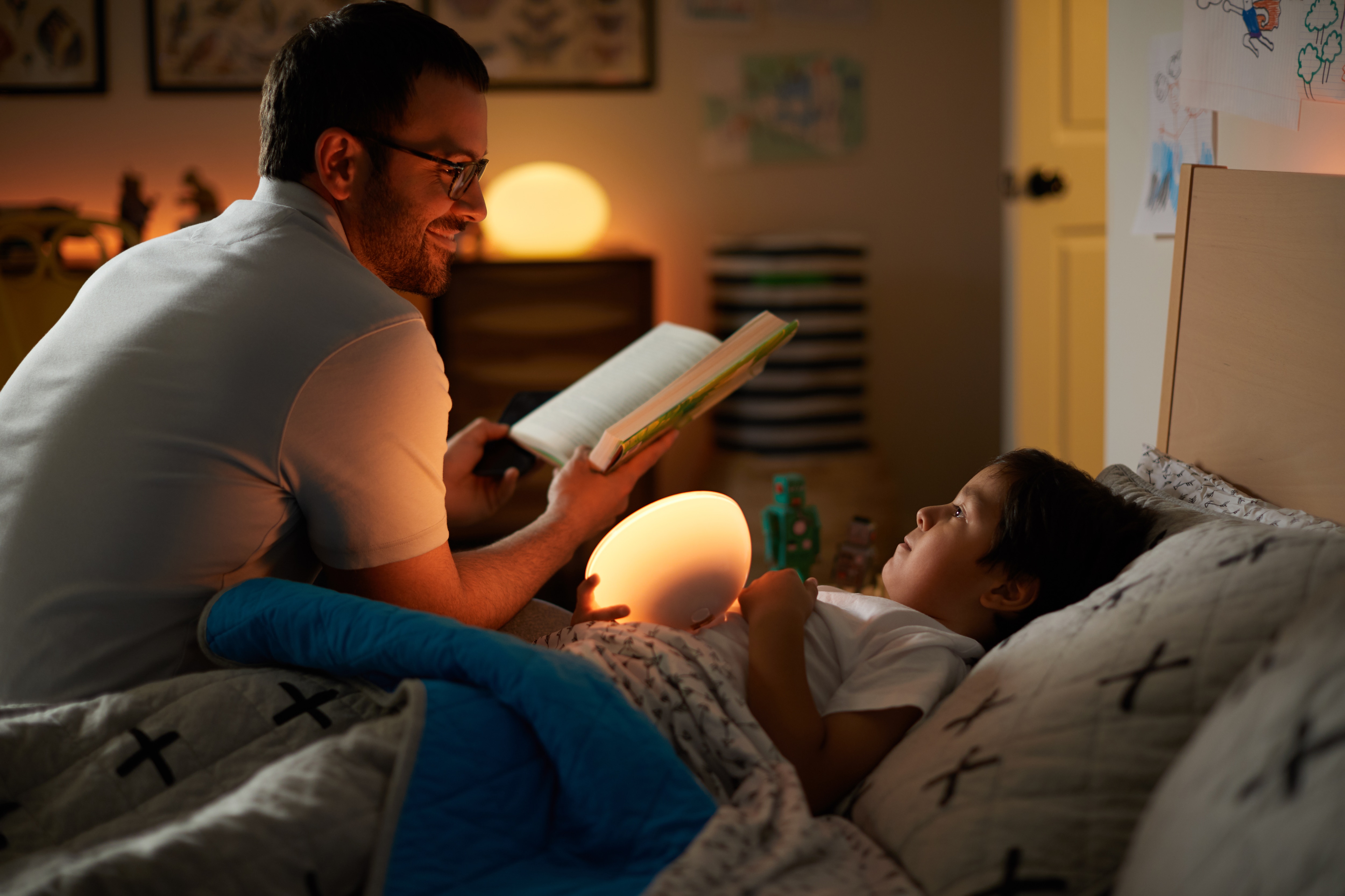 Hey wake me up at 6 a.m. tomorrow.” Philips Hue brings voice commands to your sleep and wake up feature with the Google Assistant | Signify