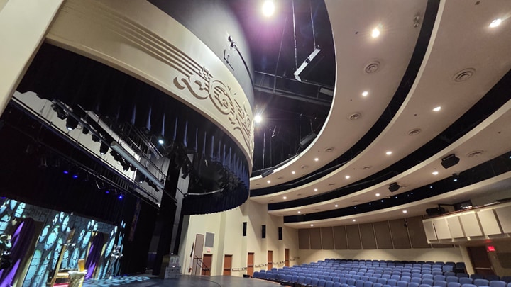  Vari-Lite theatrical lighting renovation at North Central Texas College
