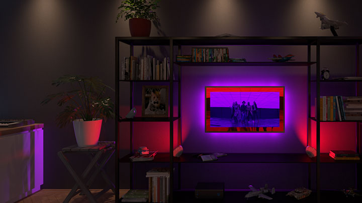 Ved navn Telemacos forudsætning Create “surround sound for your eyes” with Philips Hue Sync, now available  | Signify Company Website