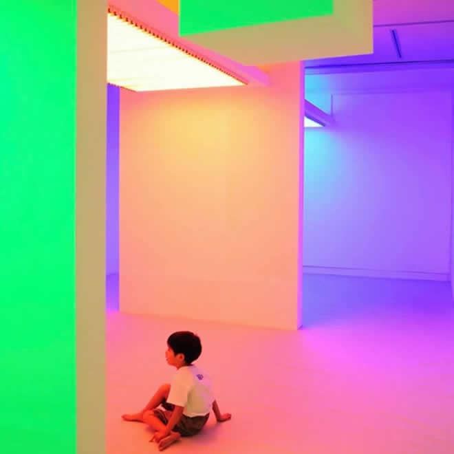 Colored lighting