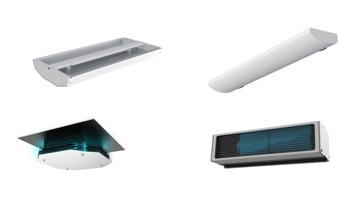 alkco wall and ceiling mounted uv-c