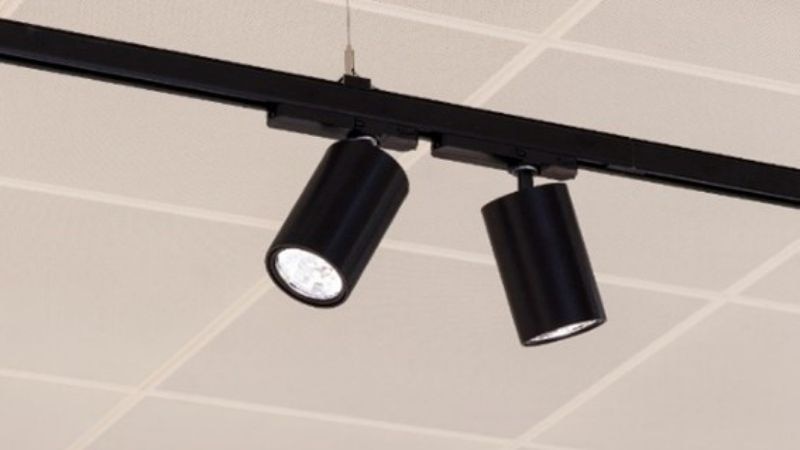 3d printed luminaires mounted on the ceiling