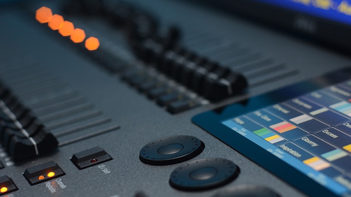 Save time and maximize creativity with intuitive Strand FLX S Consoles