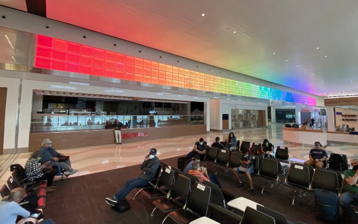 Airport waiting room
