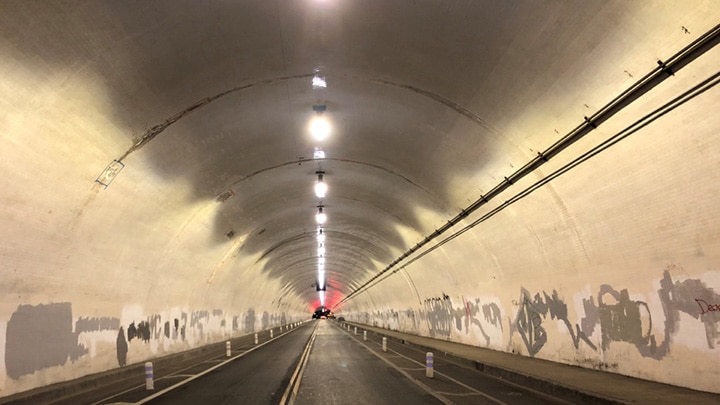 Los Angeles’ 2nd Street Tunnel with Light