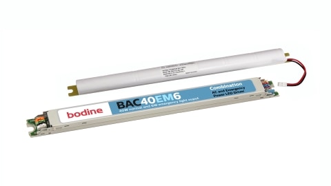 Bodine - BAC40EM6 Combined AC/ Emergency LED Driver