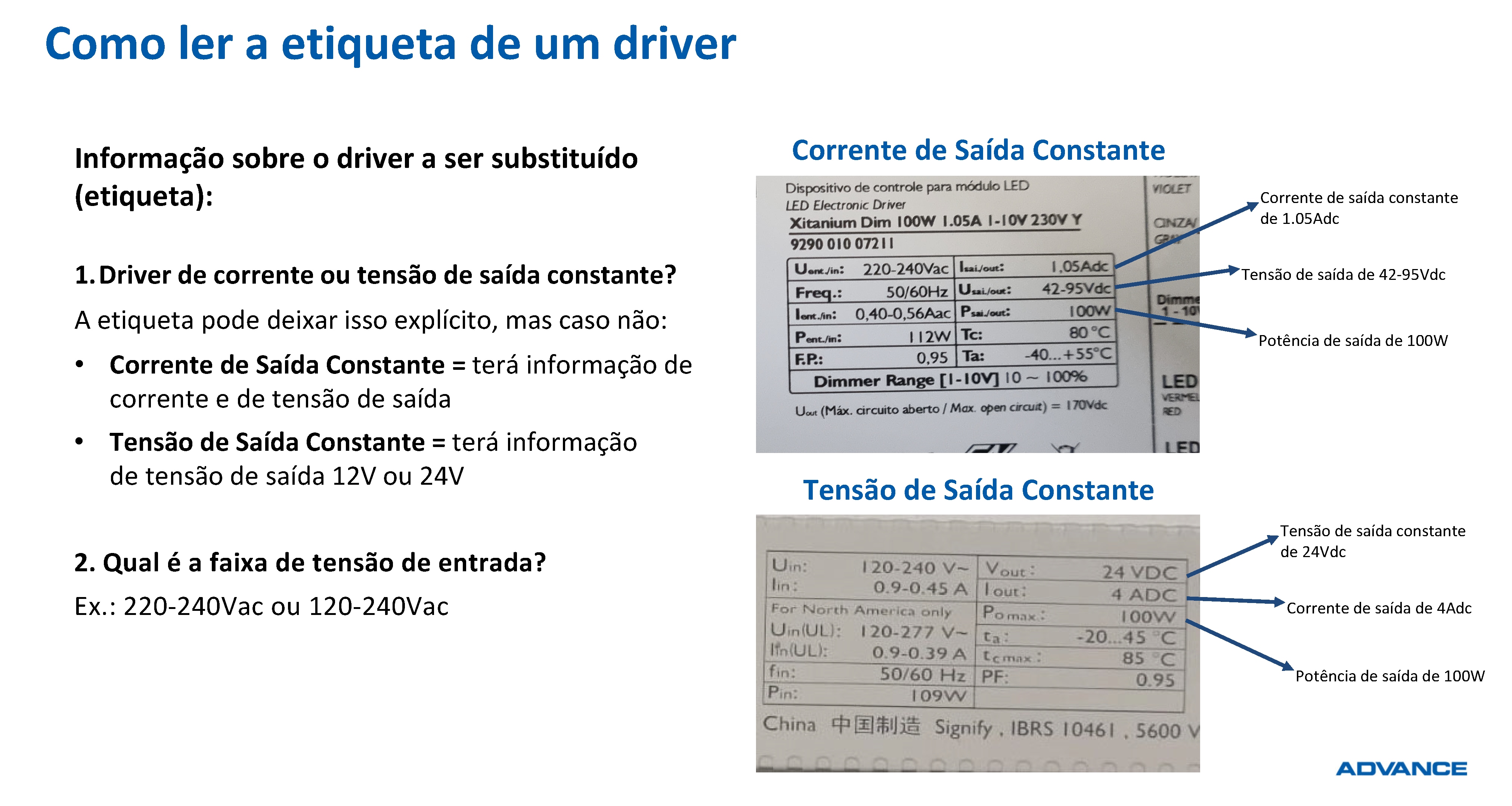 Advance Express How To Read A Driver Label