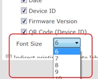Font Size
