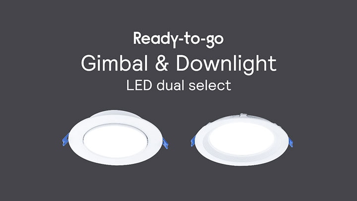 RTG - Lightolier - Gimbal & Downllight LED dual select