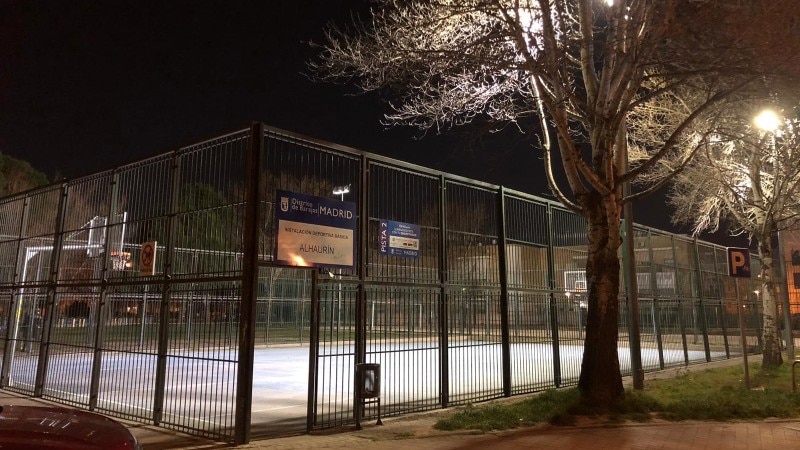 Iluminación de instalaciones deportivas gestionadas por Aluzina Madrid.