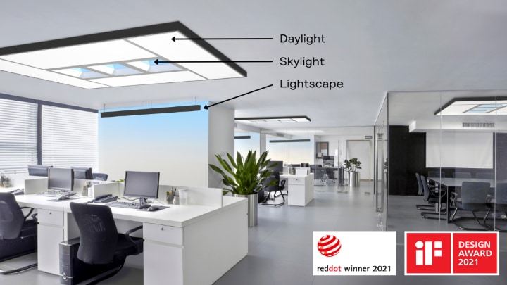 Iluminación centrada en las personas en el lugar de trabajo