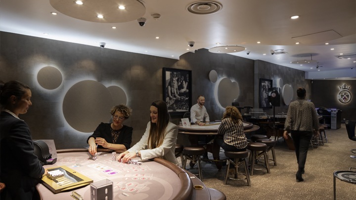 Eclairage Casino Joa à Luxeuil-les-bains