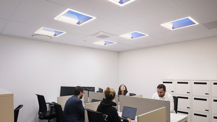 Bureaux éclairés avec NatureConnect