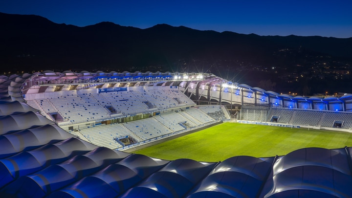 Eclairage LED au stade Furiani