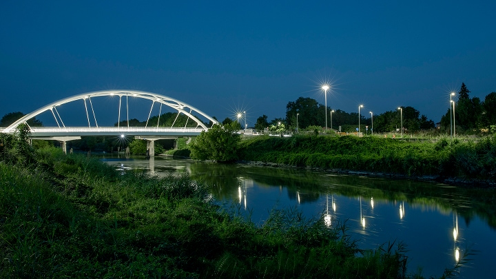 Rovigo: illuminazione per il ponte di Trecenta