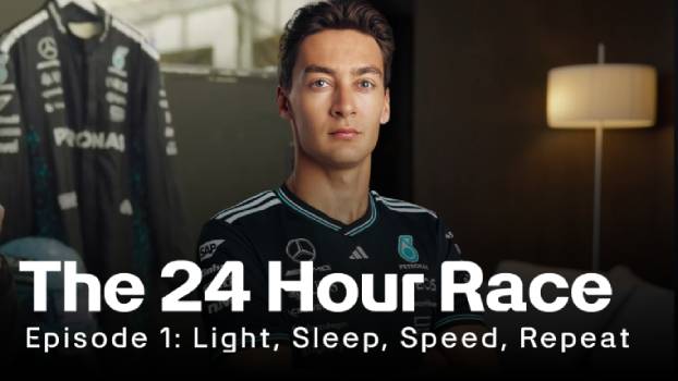 George Russel 24 Hour Race