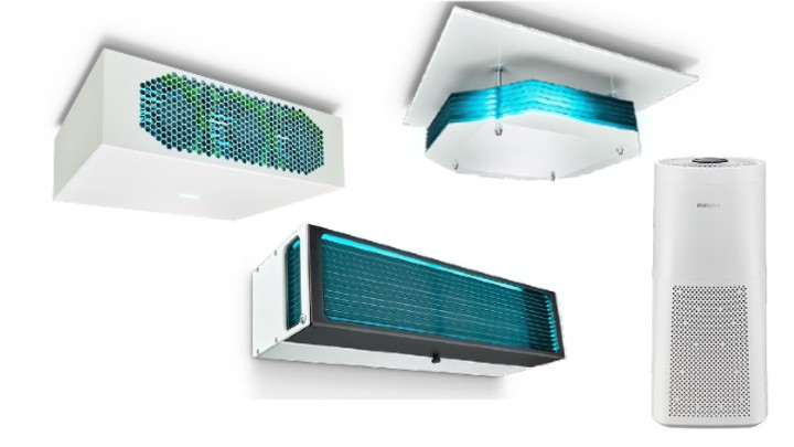 Philips UV-C-luchtventilatiesysteem voor desinfectie