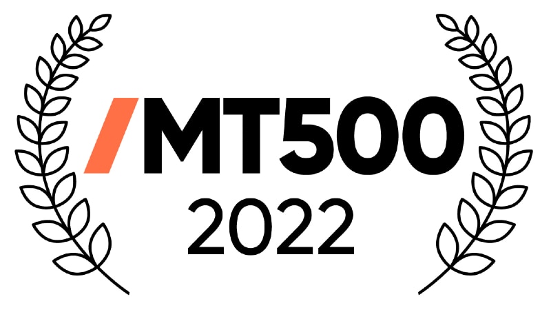 MT500 Bedrijven met beste reputatie van NL