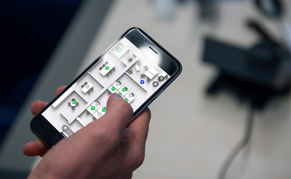 smartbuildings mobile phone view