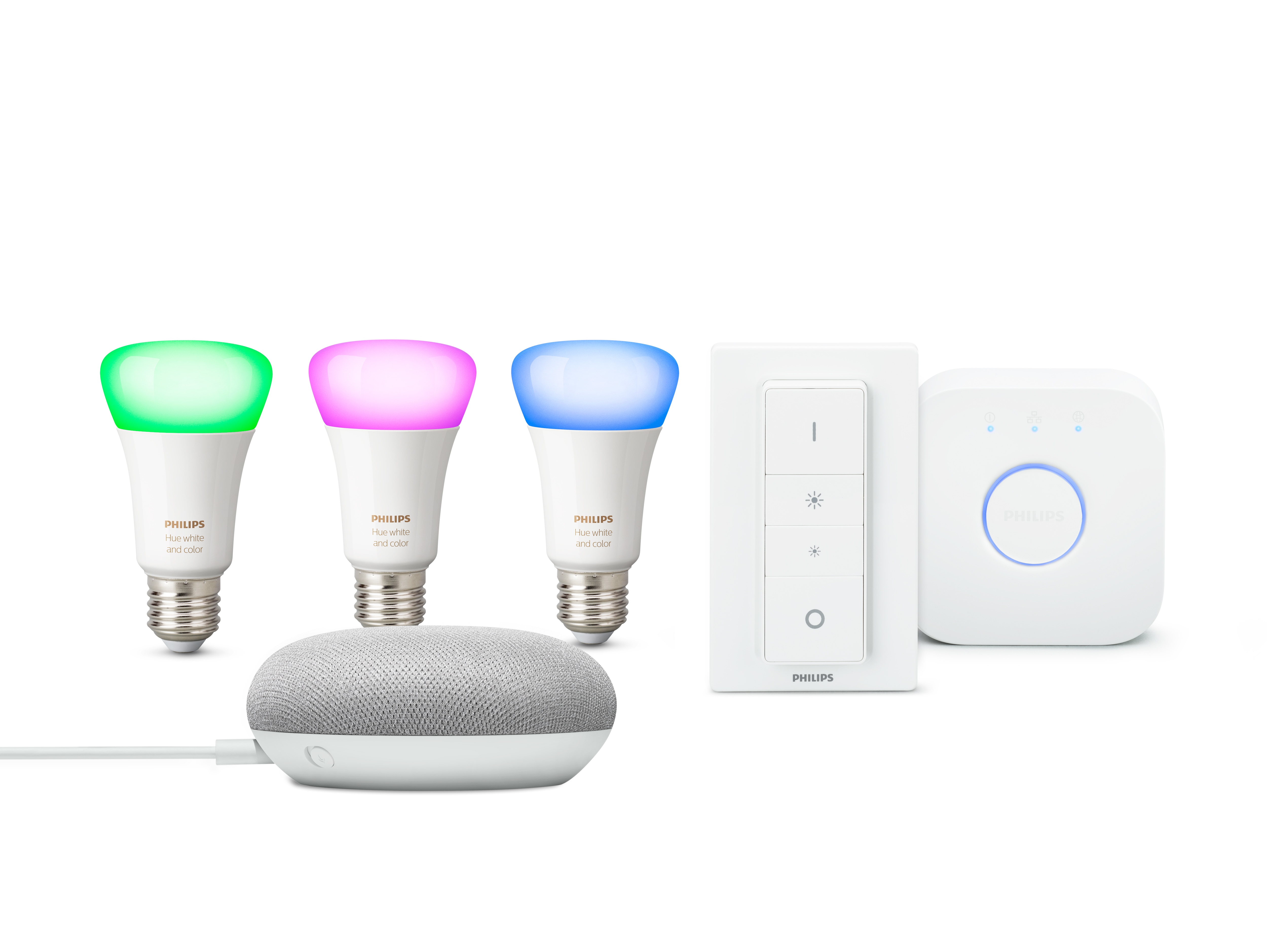 Nu kan stemmestyre Philips Hue på dansk Google Home | Signify Website