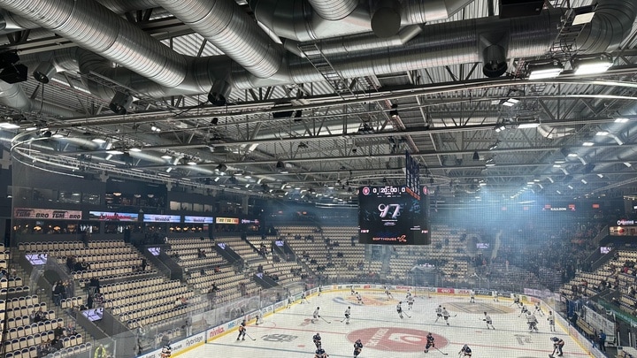 Ny belysning i Vida Arena