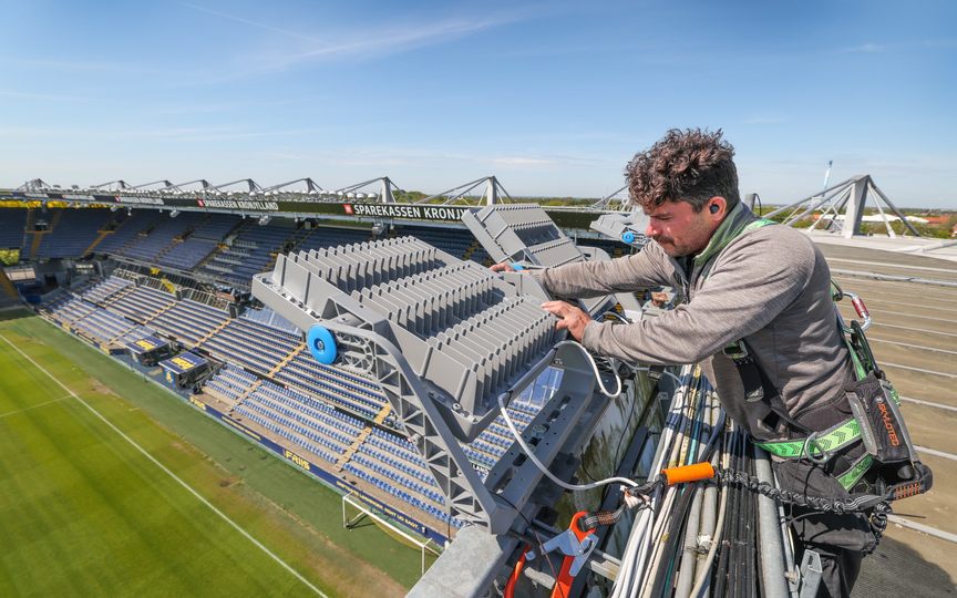 Nyt lys til Brøndby Stadion