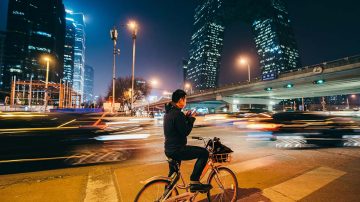 Cycle paths and walkways