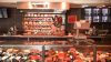 Butcher shop interior with meat displays