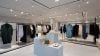 White lighting on display in fashion store