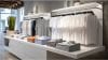 Retail store with crisp white lighting