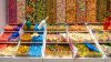 Candy store with bright lighting