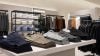 Clothing display under bright white light