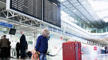 Áreas de passageiros