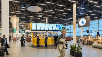 Schiphol'da akıllı havaalanı aydınlatması